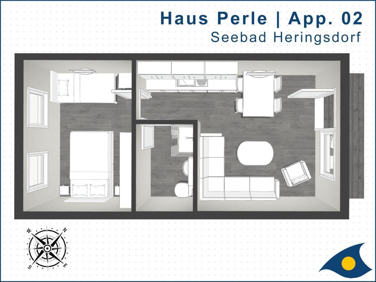 Appartement Haus Perle Whg 02 à Heringsdorf  Extérieur photo