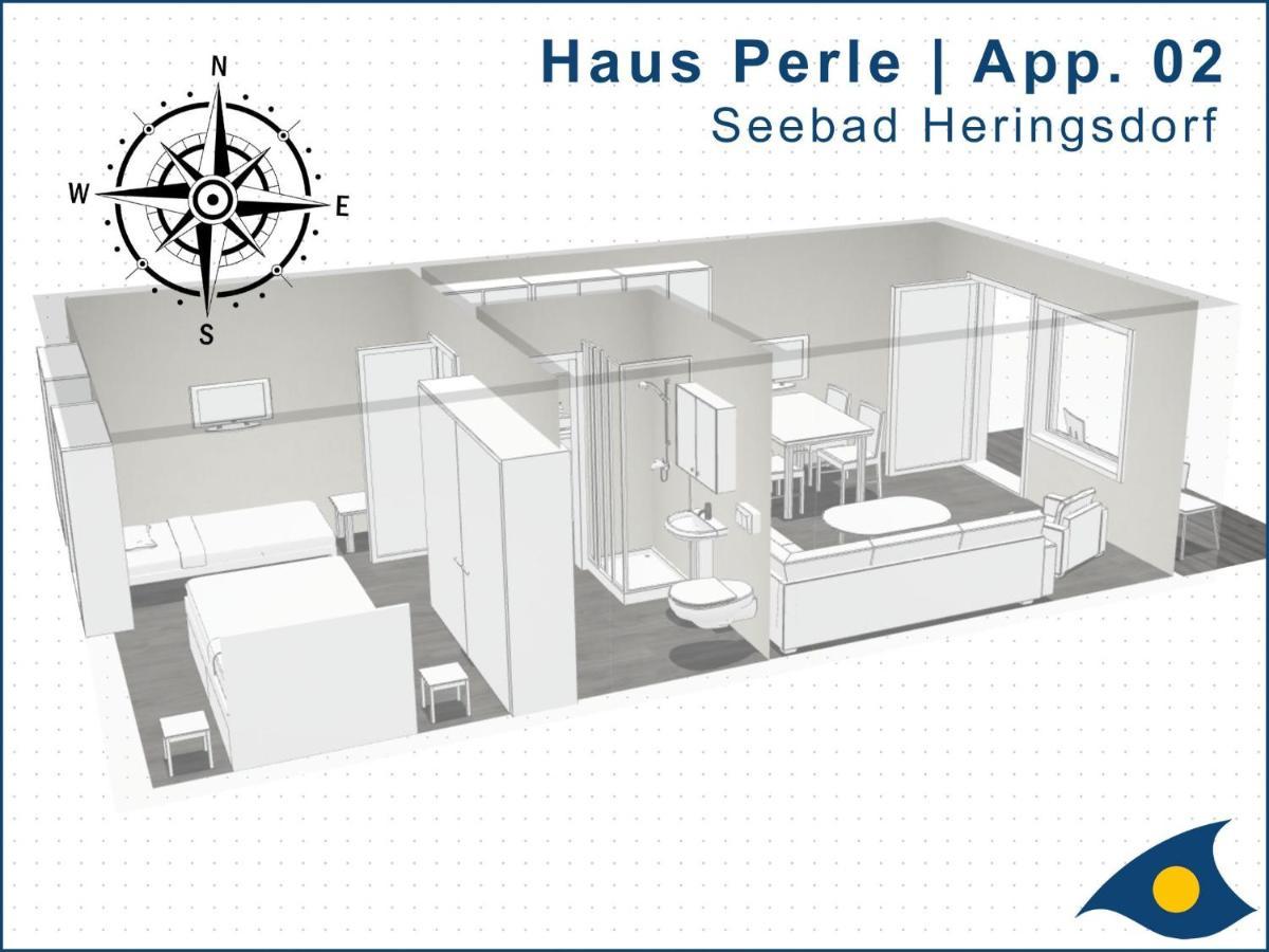 Appartement Haus Perle Whg 02 à Heringsdorf  Extérieur photo